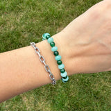 Blue & Green Beaded Bracelet