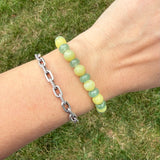 Candy Green Beaded Bracelet
