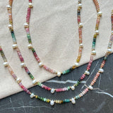 Watermelon Tourmaline Necklace