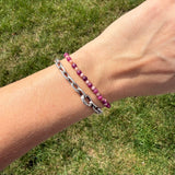 Pretty in Pink Beaded Bracelet - Small