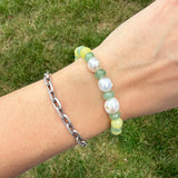 Candy Green Beaded Bracelet