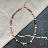 Watermelon Tourmaline Necklace