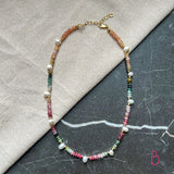 Watermelon Tourmaline Necklace