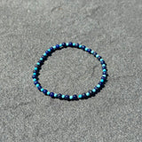 Mixed Blue Beaded Bracelet