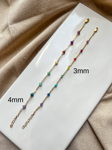 Rainbow Gemstone Bracelet