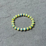 Lemon Jade Beaded Bracelet
