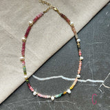 Watermelon Tourmaline Necklace