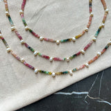 Watermelon Tourmaline Necklace