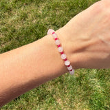 Pretty in Pink Beaded Bracelet