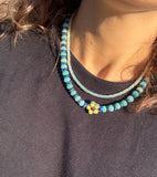 Green Flower Necklace
