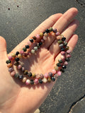 Knotted Mixed Tourmaline Necklace