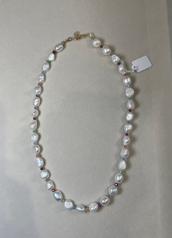 Fall Pearl Necklace