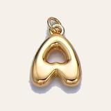 Bubble Letter Pearl Necklace