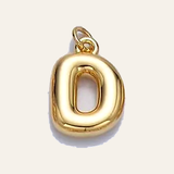 Bubble Letter Pearl Necklace