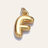 Bubble Letter Pearl Necklace