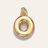 Bubble Letter Pearl Necklace