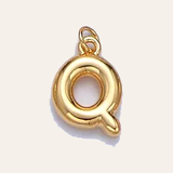 Bubble Letter Pearl Necklace