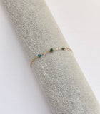 Dainty Chrysocolla Bracelet