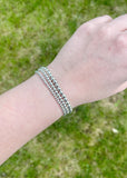 Sterling Silver Beaded Bracelet - 4mm